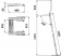 Osculati 49.575.04 - Раздвижная лестница EasyUp с ручками для площадок 1185х515 мм 4 ступеньки 