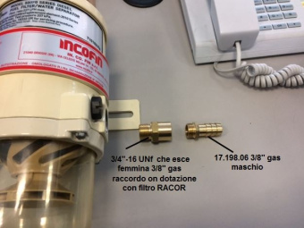 Полностью металлический фильтр RACOR 500MAM пропускная способность 180 - 227 л/ч степень очистки 30 мкм