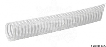 Osculati 18.006.16 - Армированный белый шланг для сантехнических устройств, насосов 22 мм  (30 м.)