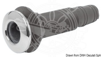 Osculati 17.319.23 - Штуцер слива в море резьба 2"1/4 х 52 мм с обратным клапаном (2 шт)