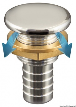 Osculati 20.275.16 - Вентиляционная головка топливного бака 16 мм 