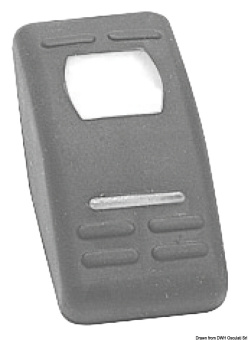 Osculati 14.199.60 - Клавиша выключателя Marina R с подсвечиваемым символом Подъём/спуск трапа