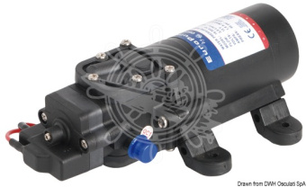 Osculati 16.503.12 - Автоматическая помпа Europump 4 12B 2A 3,8л/мин 10мм низкого энергопотребления