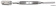 Osculati 07.204.04 - Вантовый талреп Blue Wave - Резьба левая - шарнирная вилка Ø троса 6 мм 