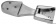 Osculati 38.927.01 - Петля врезная для люков из нержавеющей стали, закругленная 70x36 мм 