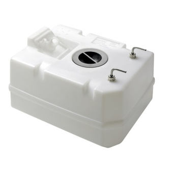 Vetus FTANK80A Synthetic diesel fuel tank 80 L including connections, for 8 mm fuel hose