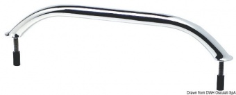 Osculati 41.910.09 - Поручень из трубы овального сечения из нержавеющей стали 220x58 мм 