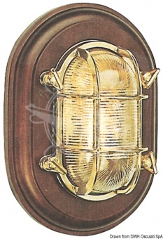 Osculati 32.206.60 - Лампа овальная черепаха 260x180мм (1 компл. по 1 шт.)