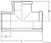 Osculati 17.562.06 - Бронзовый тройник GUIDI с внутренней резьбой 1"1/2" Osculati