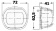 Osculati 11.406.02 - Бортовой огонь Sphera Design Compact 12 зелёный 112,5° 12В 10Вт 72x41x62,5мм из полированной нержавеющей стали