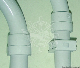 Osculati 18.008.02 - Зажимы крепления для труб и кабелей 12/16 мм  (75 шт.)