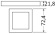 Osculati 13.444.12 - Встраиваемый квадратный LED светильник Aruba 12/24В 3Вт 193Лм белый свет c выключателем