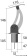 Osculati 22.506.04 - Универсальная подставка для шлюпки стационарная двойная со смещением плоская до 70 кг 