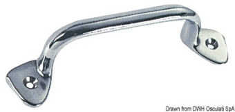 Osculati 40.103.00 - Кормовой поручень из хромированной латуни 165 x 35 x 45 мм