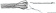 Osculati 24.306.02 - Защитный чехол из пенополиуретана серый для лееров с покрытием 100 см 