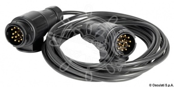Osculati 02.024.10 -Удлинительные провода для прицепов 2 вилки, 13 контактов 10 м 