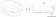 Osculati 50.184.03 - Бежево-белая полуовальная мойка накладного монтажа Ocritech 350 x 260 мм Osculati