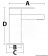 Osculati 17.004.02 - Смеситель для раковины Square - высокая модель (для раковин, устанавливаемых над столешницей) 