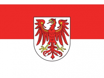 Флаг земли Бранденбург Германия