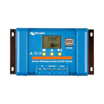 Victron BlueSolar PWM-LCD&USB 12/24В-5A Контроллер заряда - SCC010005050
