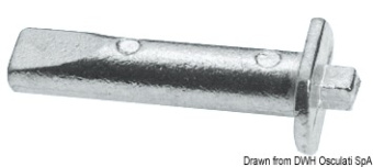 Osculati 43.260.14 - Цинковый анод Yamaha 6J8-11325-00 для моторов 20-30 л.с. 41x13 мм