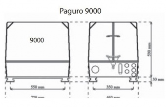 Генератор Paguro 9000 8,0 кВт 3000 об/мин