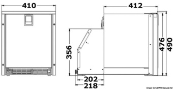 Osculati 50.841.00 - Генераторы льда White Ice Low Profile ISOTHERM производства Indel Webasto Marine