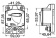Osculati 02.701.50 - Автоматический накладной выключатель 50 А для защиты лебёдок и подруливающих устройств