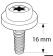 Osculati 10.501.11 - Универсальная композитная кнопка CAF-COMPO (100 шт.)