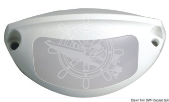 Osculati 13.539.12 - Накладной 4 LED светильник для кокпита 12В 80x42x38мм