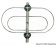 Osculati 33.205.02 - Складной кронштейн для кранцев 300x160 мм 