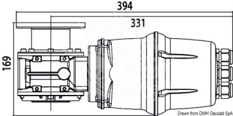 Osculati 02.594.08 - Лебедка VX2 GD 12 В 700 Вт 8 мм