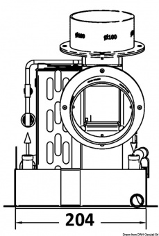 Osculati 50.241.35 - Компактный яхтенный кондиционер CLIMMA 220 В 1025 Вт/час 