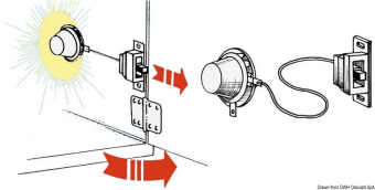 Светильник для шкафов Osculati с автоматическим включением