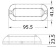 Osculati 13.640.03 - Светильник подводный светодиодный 12В 1.2Вт 95/67/10/12Лм RGBW свет корпус из нержавеющей стали
