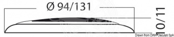 Osculati 13.179.70 - Светодиодный светильник 12 В 2,3 Вт 