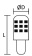 Osculati 14.443.22 - Лампочка светодиодная с защитой от брызг IP40 SMD E27 12/24В 3Вт