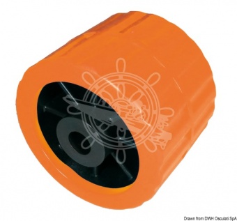 Osculati 02.031.06 - Дистанционная втулка вровень с колесом 100 мм Ø отверстия 15 мм оранжевая 