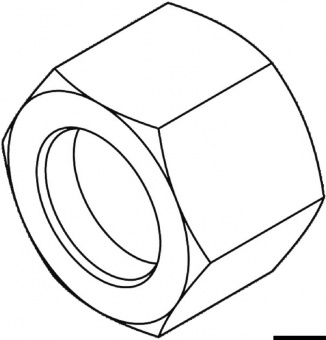 Osculati 45.290.20 - Гайка под цангу 3/8" (61 CA) 