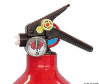 Osculati 31.450.12 - Огнетушитель ANF с пеной, сертифицированной по типу AFFF MED