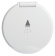 Osculati 15.250.61 - Палубный душ Classic EVO плоского монтажа с кнопочной лейкой Mizar с нейлоновым шлангом 4 м и белой крышкой