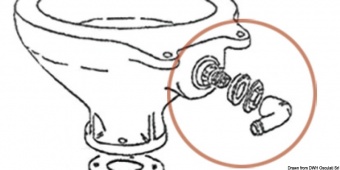 Osculati 50.207.16 - Комплект для залива бачка ручных и электрических унитазов Osculati и их аналогов