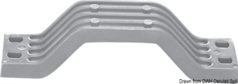 Osculati 43.254.00 - Цинковый анод Yamaha/Selva 6G5-45251-01/6G5-45251-02 для двигателей 100-300л.с. 202x52x47мм