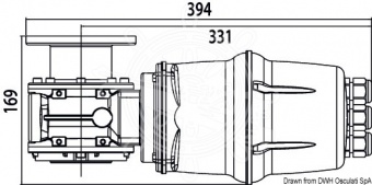 Osculati 02.597.08 - Лебедка VX2+ GO 24 В 1000 Вт 8 мм