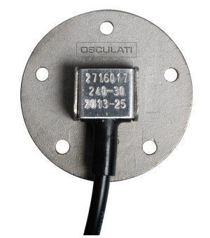 Osculati 27.160.63 - Вертикальный датчик уровня топлива и воды с фланцем S5 на 5 отверстий 630мм 240-33Ом 12/24В из нержавеющей стали AISI316