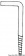Osculati 09.035.03 - Шуруп-крюк угловой SS 47 x 4 мм в блистере