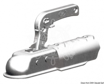 Osculati 02.010.65 - Сцепная головка для трейлера Tondo 50 мм 1300 кг 