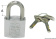 Osculati 38.022.34 - Комплект из 4-х навесных замков с единым ключом системы Abloy скоба 30x20 мм