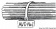 Osculati 18.038.02 - Кабельные стяжки из нейлона-66 2.5x210 мм (100 шт.)