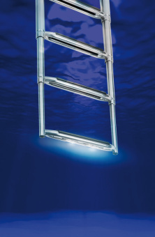 Osculati 13.266.01 - Подводный светодиодный синий светильник для лестниц со супенью 57 мм 100 ч упаковка из 2 штук